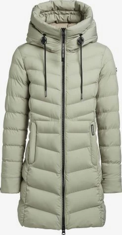 Khujo Korte Mantels Wintermantel Tuhani Dames Pastelgroen