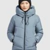 Khujo Winterjassen Winterjas Esila Dames Lichtblauw -Exporteren Kleding Pracht Winkel 699430ae2bd4cf3b2c277b7b7e9815bd