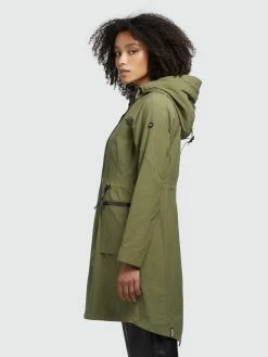 Khujo Parkas Tussenparka Dames Olijfgroen -Exporteren Kleding Pracht Winkel 69fe582c21e6445466567f2c00d291f8