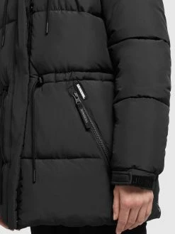 Khujo Winterjassen Winterjas Leviani Dames Zwart -Exporteren Kleding Pracht Winkel 704b0eb7f865ff7b1548793d9584d0d2