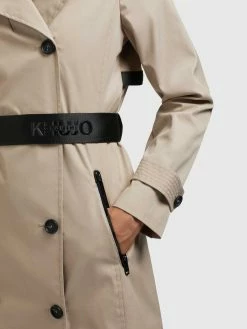 Khujo Trenchcoats Tussenmantel Sarina Dames Lichtbeige -Exporteren Kleding Pracht Winkel 7248b1e7ab741c596d75f1b84902f8ea