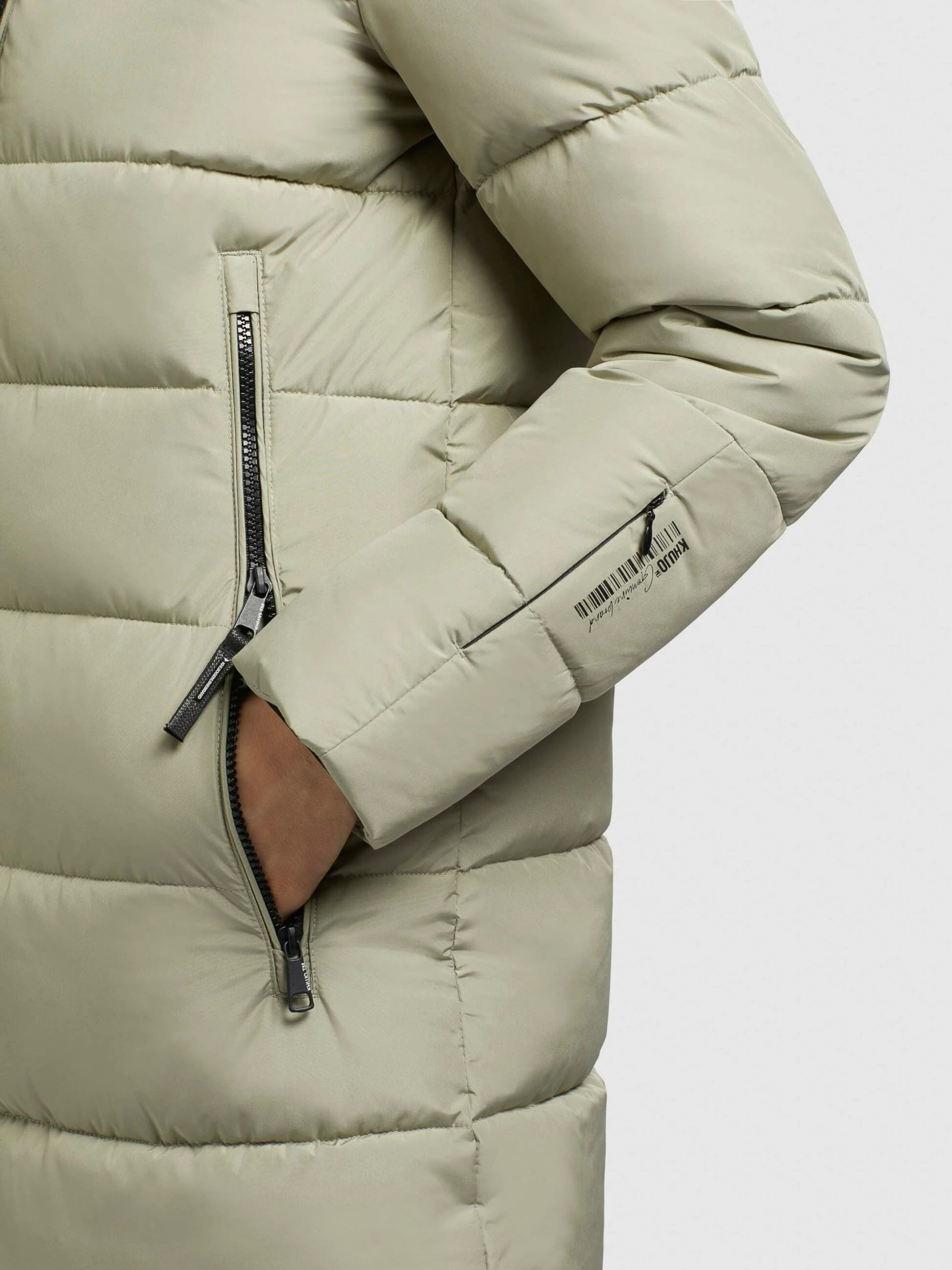 Khujo Wintermantels Wintermantel Jilias 3 Dames Olijfgroen 12 Khujo Wintermantels Wintermantel Jilias 3 Dames Olijfgroen - Afbeelding 10