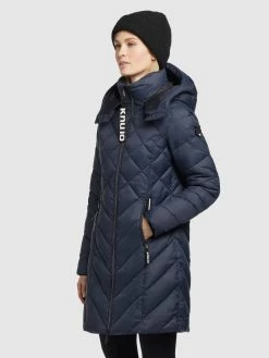 Khujo Tussenmantels Tussenmantel Aneth Dames Navy -Exporteren Kleding Pracht Winkel 73ea76deeb18c2991901515973d71575