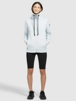 Khujo Sweatvesten Sweatvest TOSTA Dames Pastelblauw -Exporteren Kleding Pracht Winkel 765d9b87f38348b60b2299d30b28f7ae