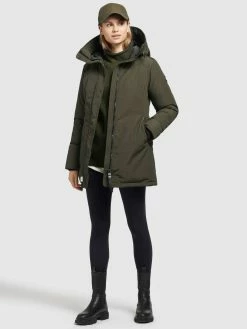 Khujo Winterjassen Winterjas Kanda 2 Dames Olijfgroen -Exporteren Kleding Pracht Winkel 771170ec28c44794f686f65e3b827d71