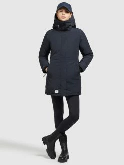Khujo Winterjassen Winterjas Kanda 2 Dames Navy -Exporteren Kleding Pracht Winkel 7768a02869002330bd9e076f60e5b3ec