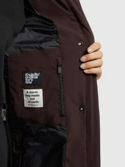 Khujo Tussenmantels Tussenmantel Namita Dames Wijnrood -Exporteren Kleding Pracht Winkel 781eb73dd0153dc892e929265835f689