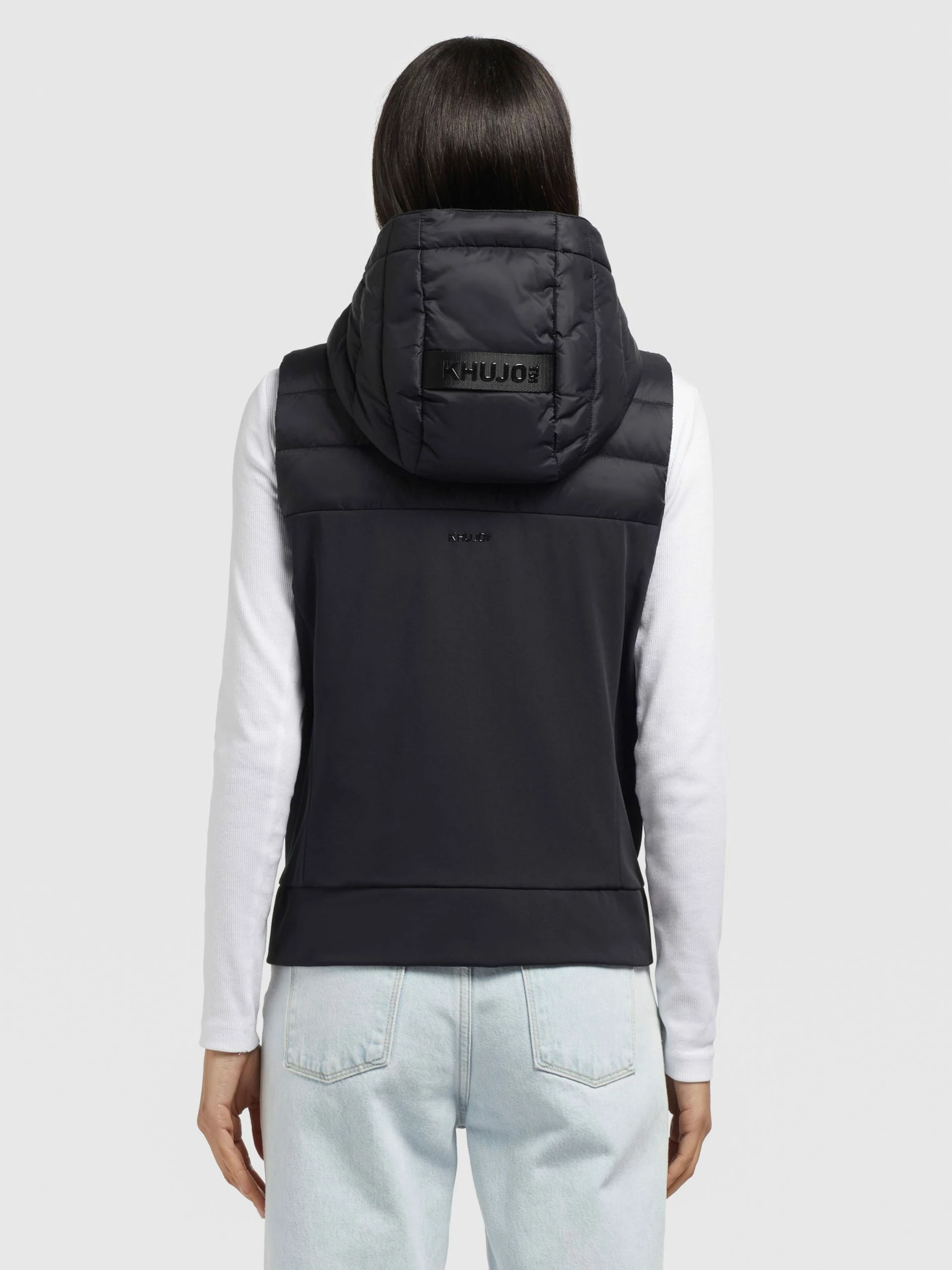 Khujo Bodywarmers Bodywarmer Fabia Matt Dames Zwart 6 Khujo Bodywarmers Bodywarmer Fabia Matt Dames Zwart - Afbeelding 4