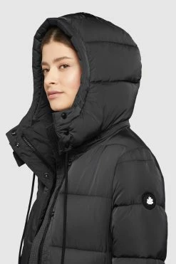 Khujo Wintermantels Wintermantel HAZELLE Dames Zwart -Exporteren Kleding Pracht Winkel 790730c624bf7713a9594d1d9a6a791d