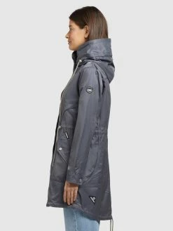 Khujo Parkas Tussenparka ONDA2 Dames Duifblauw -Exporteren Kleding Pracht Winkel 79bb13900fb2cbf95d05866b608da89d