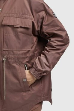 Khujo Tussenjassen Tussenjas PRAYATA Dames Bruin -Exporteren Kleding Pracht Winkel 79dd52900b1179200270b7ada7199ebc