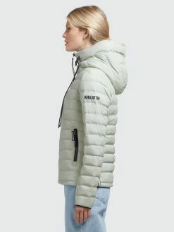 Khujo Tussenjassen Tussenjas LOVINA4 Dames Groen -Exporteren Kleding Pracht Winkel 7a988973a7899dd658e3a13d0a715305