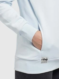 Khujo Hoodies Sweatshirt Karima Dames Lichtblauw -Exporteren Kleding Pracht Winkel 7be579191f6cd50e5c39be152715f8da