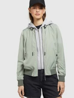 Khujo Tussenjassen Tussenjas PERSEE Dames Pastelgroen -Exporteren Kleding Pracht Winkel 7c4198f1d23ab1bae6ff6871437d7f40