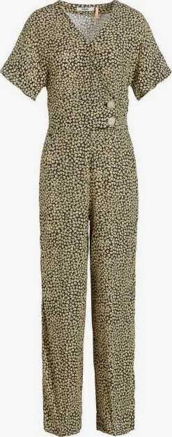 Khujo Lange Jumpsuits Jumpsuit Borgia Dames Zwart