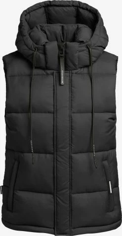 Khujo Bodywarmers Bodywarmer Eden Dames Zwart