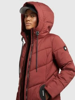 Khujo Tussenmantels Tussenmantel Aribay Dames Roestrood -Exporteren Kleding Pracht Winkel 834eeea42530509a149d302c10099e22