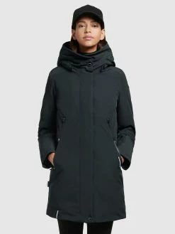 Khujo Winterjassen Winterjas Viona Dames Nachtblauw -Exporteren Kleding Pracht Winkel 83c5436124d1eed639ec9fb98af637d9