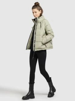 Khujo Winterjassen Winterjas Tuba Dames Lichtgroen -Exporteren Kleding Pracht Winkel 83e5edeef7a6a1f8edb46b8a3cc0f942