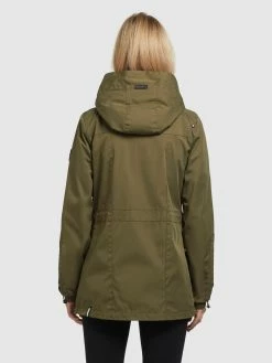 Khujo Parkas Tussenparka ELST Dames Olijfgroen -Exporteren Kleding Pracht Winkel 84abc1d2f566480f2fdec9821c2594a5