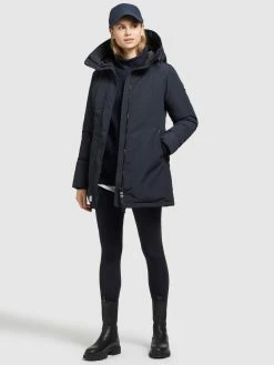 Khujo Winterjassen Winterjas Kanda 2 Dames Navy -Exporteren Kleding Pracht Winkel 8576d8dcf24767f83829f4ef677527a3