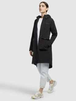 Khujo Parkas Tussenparka Dames Zwart -Exporteren Kleding Pracht Winkel 86564c3b2081c5bbaac2936f6546cb9a