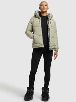 Khujo Winterjassen Winterjas Esila 3 Dames Lichtgroen -Exporteren Kleding Pracht Winkel 8674b41a1e9559f2cde60a9bc62097e5