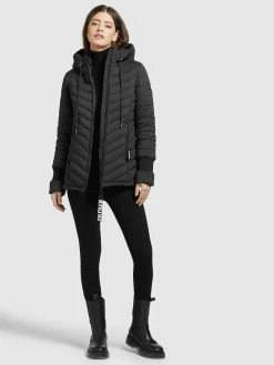 Khujo Winterjassen Winterjas Patt Dames Zwart -Exporteren Kleding Pracht Winkel 86cfcc92bc4ca7b8c399b019684900d5