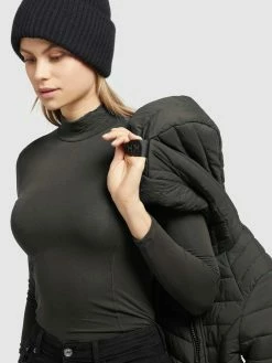 Khujo Wintermantels Wintermantel Nita Dames Kaki -Exporteren Kleding Pracht Winkel 874797e76734a3e7276ad82a68da5b78