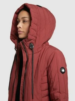 Khujo Winterjassen Winterjas Jerry Dames Roestrood -Exporteren Kleding Pracht Winkel 87a6e76876190d9c55bad694279331fd