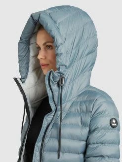 Khujo Tussenjassen Tussenjas Lovina Dames Duifblauw -Exporteren Kleding Pracht Winkel 880cb2100ead5d6a4b0bb016716ca229