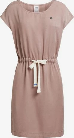 Khujo Zomerjurken Zomerjurk HEDIYE Dames Oudroze
