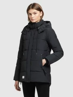 Khujo Winterjassen Winterjas Eunice Dames Zwart -Exporteren Kleding Pracht Winkel 8932686814d8763e76f20ebfe671ef88