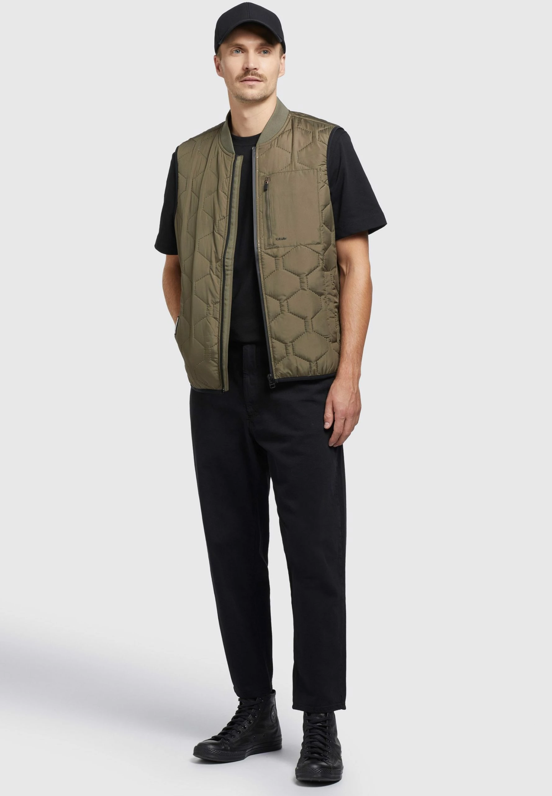 Khujo Liel - Bodywarmer - Olivgruen 4 Khujo Liel - Bodywarmer - Olivgruen - Afbeelding 2