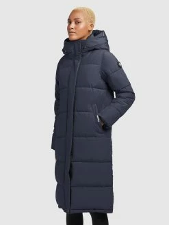 Khujo Wintermantels Wintermantel TIONE Dames Navy -Exporteren Kleding Pracht Winkel 8b00b84599f2ec07e8058ab3c038025f