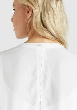 Khujo Blousejurken Blousejurk Crepes Dames Wit -Exporteren Kleding Pracht Winkel 8bb8d9c6ded3ba2040388480d21ec93c