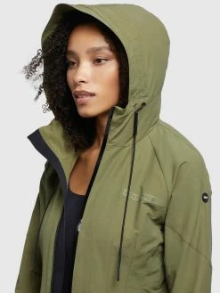 Khujo Parkas Tussenparka Dames Olijfgroen -Exporteren Kleding Pracht Winkel 8c23c7846942d7855b93ff7c7cc413c1