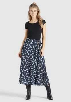 Khujo Maxi Rokken Rok Hepke Dames Navy / Nachtblauw -Exporteren Kleding Pracht Winkel 8fa23c0edff5f3c882a8bca5d966d6f1