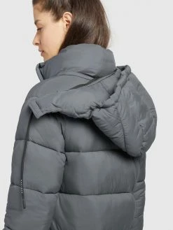 Khujo Wintermantels Wintermantel Julina Dames Donkergrijs -Exporteren Kleding Pracht Winkel 9113f6aa5ee73f48be479f0fecd02272