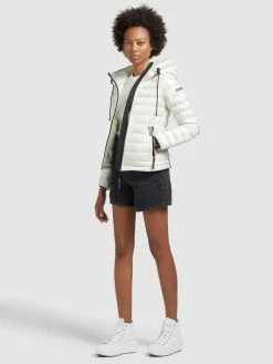 Khujo Tussenjassen Tussenjas Lovina Dames Wit -Exporteren Kleding Pracht Winkel 91ee35668d66fb222868d1d3517d9195