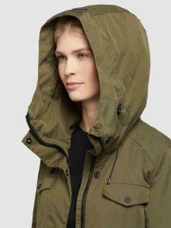 Khujo Parkas Tussenparka ELST Dames Olijfgroen -Exporteren Kleding Pracht Winkel 9484c5922e7242ecb4fa7826f3378e4b