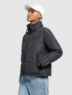 Khujo Winterjassen Winterjas Tuba 3 Dames Smoky Blue -Exporteren Kleding Pracht Winkel 95639bfa4cd5aeadbdd6fa947c61bdb6