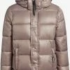 Khujo Winterjassen Winterjas Gerda Shiny Dames Beige -Exporteren Kleding Pracht Winkel 976641a9d8bce7250ad73cde9f5212ac