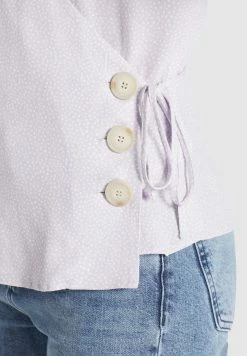 Khujo Blouses Met Korte Mouw Blouse Giovanna Dames Sering -Exporteren Kleding Pracht Winkel 9861aa1bb024a021dc64110c151a3c22