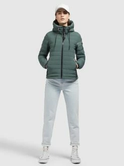 Khujo Tussenjassen Tussenjas Lovina4 Matt Dames Smaragd -Exporteren Kleding Pracht Winkel 996b4e0f2c5b24e3adab364a44dcf8c5