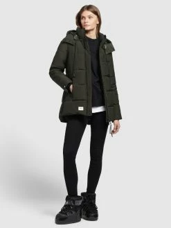 Khujo Winterjassen Winterjas Eunice Dames Olijfgroen -Exporteren Kleding Pracht Winkel 99904d1e5c690dda0ccf7e536db040c5