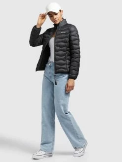 Khujo Tussenjassen Tussenjas Eleni Dames Zwart -Exporteren Kleding Pracht Winkel 9a0baac6d4abb8b994e9a51932f4f4b2