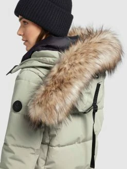 Khujo Wintermantels Wintermantel Cloren Dames Mintgroen -Exporteren Kleding Pracht Winkel 9c06cf5ab43fd746f6c09db5b9d20bce