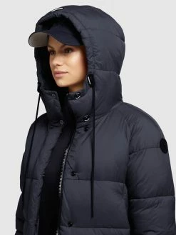 Khujo Winterjassen Winterjas FRANEE Dames Donkerblauw -Exporteren Kleding Pracht Winkel 9cfa6639772bed6866ff8ff7d0d84689