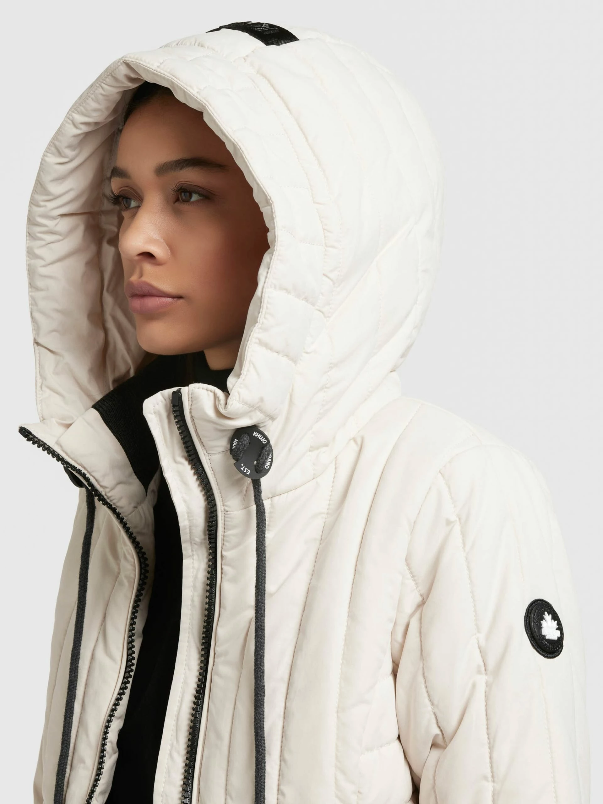 Khujo Tussenjassen Tussenjas Tweety Dames Offwhite 9 Khujo Tussenjassen Tussenjas Tweety Dames Offwhite - Afbeelding 7